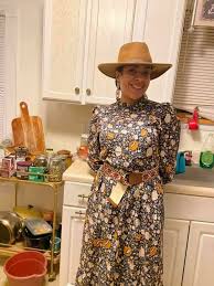 I wore some nice olive green pants, a floral blouse & some sandals lol. People Are Hilariously Roasting Target Fashion Designers By Taking These Pics Wearing Their Dresses 30 Pics Bored Panda