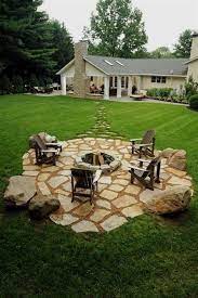 Creative Outdoor Landscaping Decor And Entertaining Ideas Backyard Remodel Fire Pit Backyard Diy Backyard
