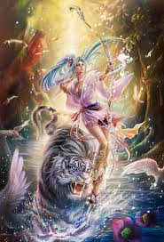 You'll find plenty of jigsaw puzzles from the art work. Fukami Kazuha Fantasy Art Arrow Of Light 300 Piece Jigsaw Puzzle Featured On Jzool Com Fantasy Art Fantasy Paintings Art