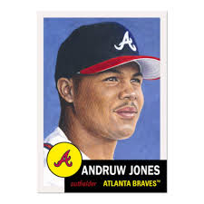 Amazon.com: 2020 Topps The MLB Living Set Baseball #315 Andruw Jones  Atlanta Braves Official MLB Trading Card Red Facsimile Autograph