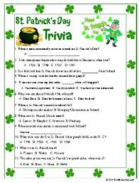 Satisfactory St Patrick Day Trivia Questions And Answers Printable Mason Website