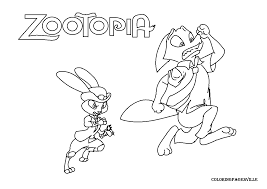 Cute dog coloring pages printable. Zootopia Coloring Pages