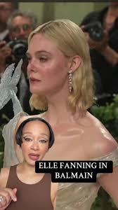Ellen Fanning Attends Met Gala in Balmain Dress