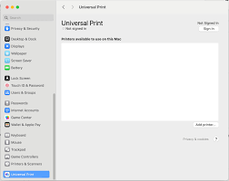 Configure Universal Print on macOS | Microsoft Learn