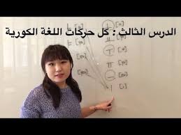 الدرس الثالث في اللغة الكورية كل حركات اللغة الكورية Youtube