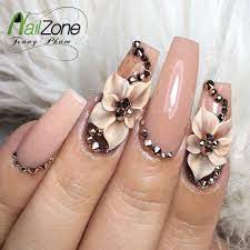 Con estas manicuras tus uñas nunca se verán tan bien para hoy quiero mostrarte unas hermosas ideas para que decores tus uñas cortas. Pin De Fran Cerrato En Hoa Bá»™t Manicura De Unas Disenos De Unas 3d Unas De Maquillaje
