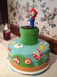 Like every great cake, it starts with a delicious cake recipe. Coolest Super Mario On Buttercream Cake