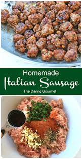 Homemade Italian Sausage Recipe Homemade Italian Sausage Homemade Sausage Recipes Homemade Italian