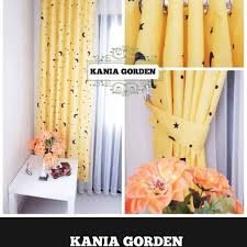 Gorden hotel tempat saya bekerja terlihat mewah. Gorden Jendela Pendek Lebar Bahan 120 Tinggi 150 Cm Motif Star Gold Terbaru Agustus 2021 Harga Murah Kualitas Terjamin Blibli