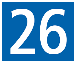 26 is the only integer that is one greater than a square (52 + 1) and one less than a cube (33 − 1). Hauptstrasse 26 Wikipedia