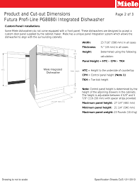 Check spelling or type a new query. Miele Profiline Pg 8080 I Specification Sheet