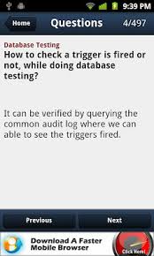 Appium has limited support for hybrid app testing. Testing Interview Questions And Answers Android App