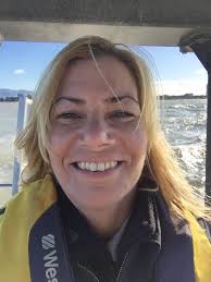 Fiona Roy (nee Jackson) and her beloved X118. Rebuilding this boat together  was the making of our courtship and the basis of our 15 year marriage and  two amazing children. She sadly