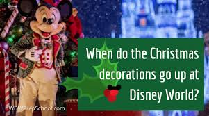 You want something cool and not ordinary christmas decoration ideas. When Do The Christmas Decorations Go Up At Disney World Wdw Prep School