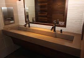 commercial trough bathroom sinks