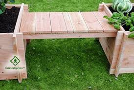 Hochbeet Aus Holz Hochbeet Mit Bank Grunergarten Hochbeet Gronplats Mit Sitzbank Natur 308 X 80 X 50 Cm Gghbgdb A Hochbeet Gruner Garten Hochbeet Holz