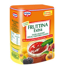 Fruttina Extra Les Gelifiants Et Sucres Pour Confitures De Dr Oetker Confiture Sans Sucre Confiture Jus De Fruits Frais