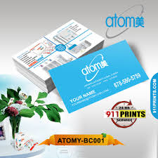 At business card manager you will find the perfect answer because the business card management system is the easiest of any on the market. Atomy Business Cards 001 911prints 24hr Printing Marketing Services