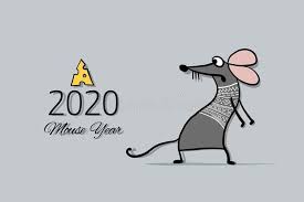 Funny Mouse Symbol Of 2020 Year Banner For Your Design Vector Illustration Ad Symbol Funny Mouse Y Cartoons Vector Mouse Illustration Funny Mouse