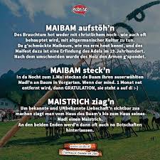 Das Brauchtum Vom Mai Soisdesat