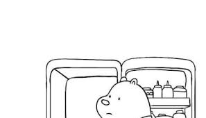 Nom Nom With Ice Bear Coloring Pages Bear Coloring Pages We Bare Bears Bare Bears