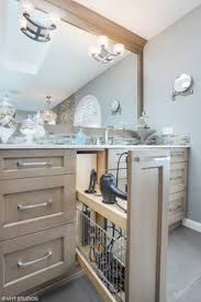 Custom Pullout Provides Power And Storage For A Hair Dryer Curling Iron And Flat Iron Amaryllis Im Amenagement Salle De Bain Idee Salle De Bain Meuble Maison