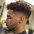 Short Curly Top Fade