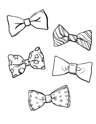 Keep a cat and pumpkin company on a magical night. Free Bow Tie Coloring Page