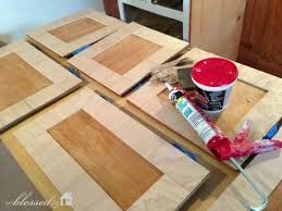 You can order panels from a glass shop, selecting between clear, frosted, seeded, or ribbed glass for a unique look. How To Update Kitchen Cabinet Doors On A Dime My Blessed Life