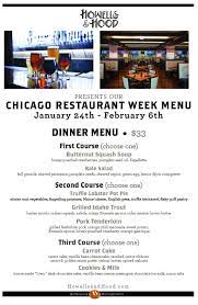 A minimalist approach to menu writing is ideal for several reasons. Chicago Restaurant Week Menus