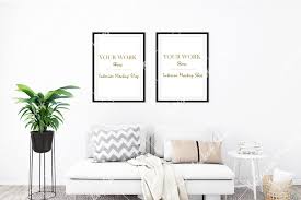 Frame Mockup Poster Mockup Mockup In Interior Mockup Etsy In 2020 Frame Mockups Poster Mockup Mockup