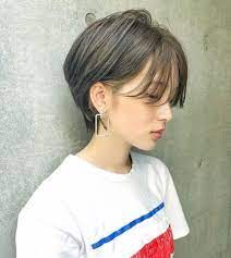 前髪なし ショートのヘアカタログ パーマ ストレート 黒髪 lala magazine ララマガジン 前髪ありヘア ショートヘアの前髪 トレンドヘア