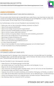 Coaching is vital to understand in case there is any space for improvement or if you're utilizing the proper practices, because you could have expertise in handling. Bewerbungstipps Anschreiben Lebenslauf Vorstellungsgesprach Online Bewerbung Assessment Center Pdf Kostenfreier Download