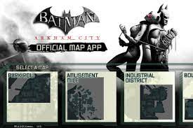 The sequel to the 2009 goty, batman arkham asylum. Find Your Way Around Arkham City With Batman Arkham City Official Map App Imore