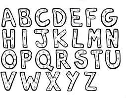 Decoracion de letras bonitas y lettering con plantilla para imprimir aprendiendo con julia. Letras Para Colorear E Imprimir Az Dibujos Para Colorear Moldes De Letras Letras Para Imprimir Letras De Tela