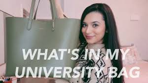 Check spelling or type a new query. What S In My University Bag Athisha Khan Youtube