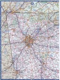 State of georgia road map with cities. Northern Georgia Highways Road Map Map Of North Georgia Cities And Highways