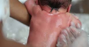 Giving Bath To Newborn Baby Stock Footage Video 100 Royalty Free 1030002065 Shutterstock