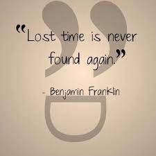 Lost Time Is Never Found Again Home Facebook