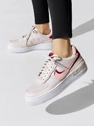 Nike Af1 Shadow In Phantom Echo Pink Gym Red By Nike From Carbon38 Sneakers Fashion Nike Shoes Air Force Nike Air Shoes