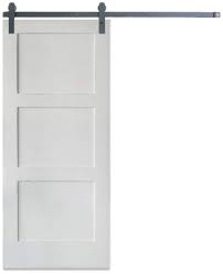It is designed with six wooden panels with two vertical stiles and 3 middle. Contemporary 3 Panel Barn Door Rustica
