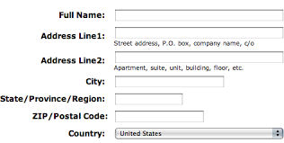 22 last line of the address. International Address Fields In Web Forms Uxmatters