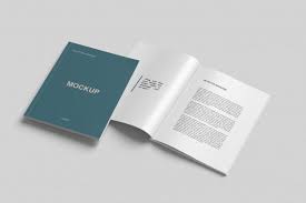 Us Letter Sizes Magazine And Cover Mockup High Angle View In 2020 Mockup Magazine Mockup Brochure Mockup Psd