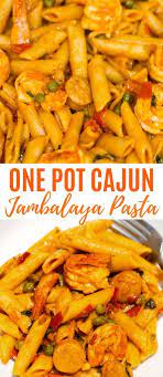 One Pot Cajun Jambalaya Pasta Recipe Jambalaya Pasta Cajun Jambalaya Pasta Cajun Jambalaya
