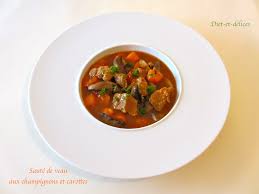 Saute De Veau Aux Champignons Et Carottes Recettes De Cuisine Saute De Veau Recette A Base De Carottes
