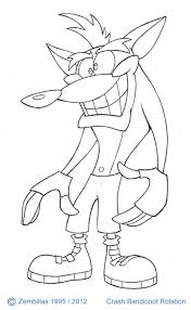 Check spelling or type a new query. Free Crash Bandicoot Coloring Pages