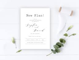 Change Of Plans Wedding Postpone Announcement Change The Date Change Of Plans Editable Template Wedding Planning How To Plan Wedding