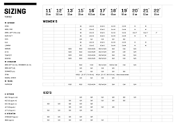 size charts for osprey backpacks