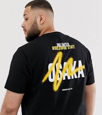 8608 west main street, kalamazoo, michigan 49009, united states. Asos Design Plus Organic Cotton Relaxed T Shirt With Text And Spray Print Black Asosdesign Cloth æœè£…