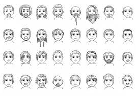 Male Hair And Beards Reference Chart 2 2013 In 2019